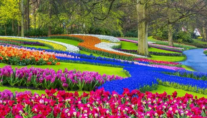 Parcul Keukenhof din Lisse, Olanda, cunoscut drept Grădina Europei