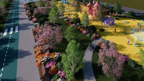 Parcul Liniei, Faza 3, randare